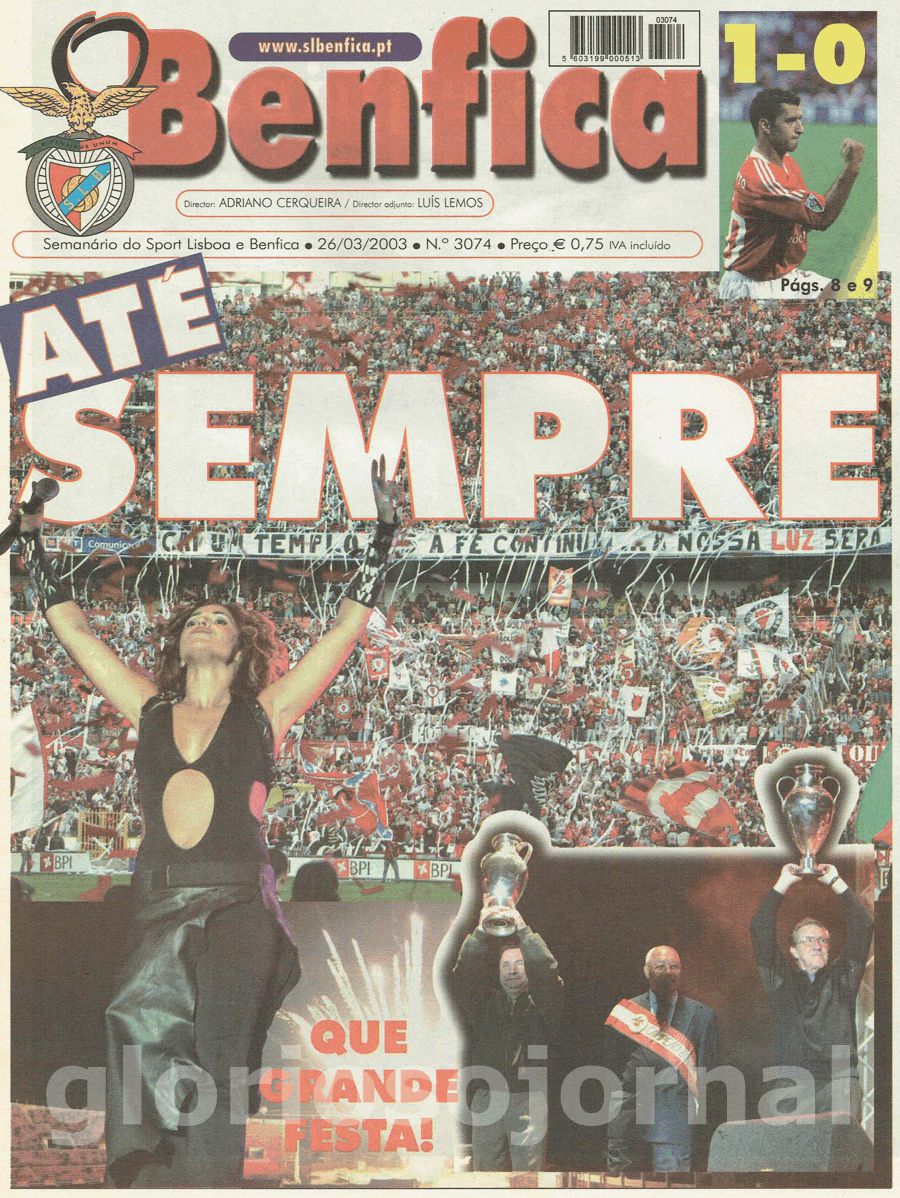 jornal o benfica 3074 2003-03-26